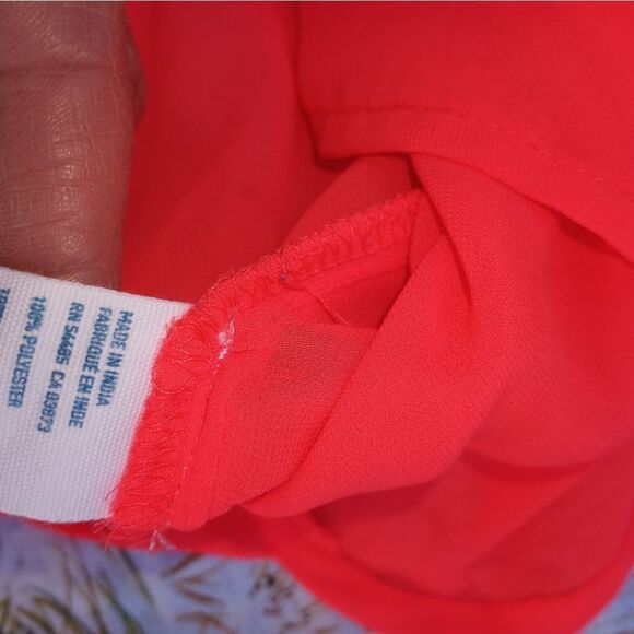 American Eagle Outfitters Women’s Small Blouse Shirt Sheer Button Up 1 - Picture 4 of 10